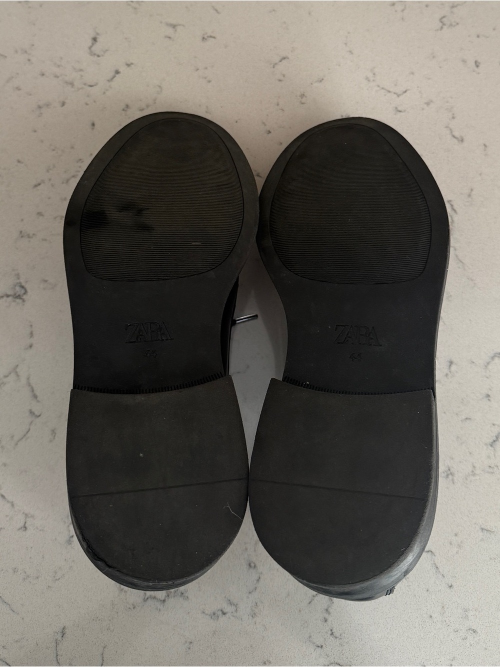 Zara Black Leather Derby Shoes - Lace-Up Oxfords - Picture 11 of 11